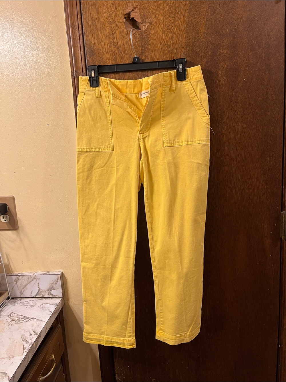Lucky Brand Yellow Women's Pants